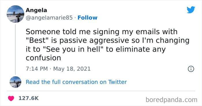 funny tweet on emailing