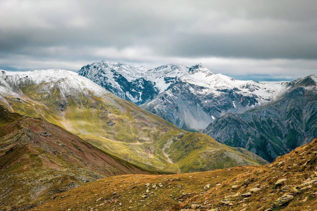 mountain range in italy