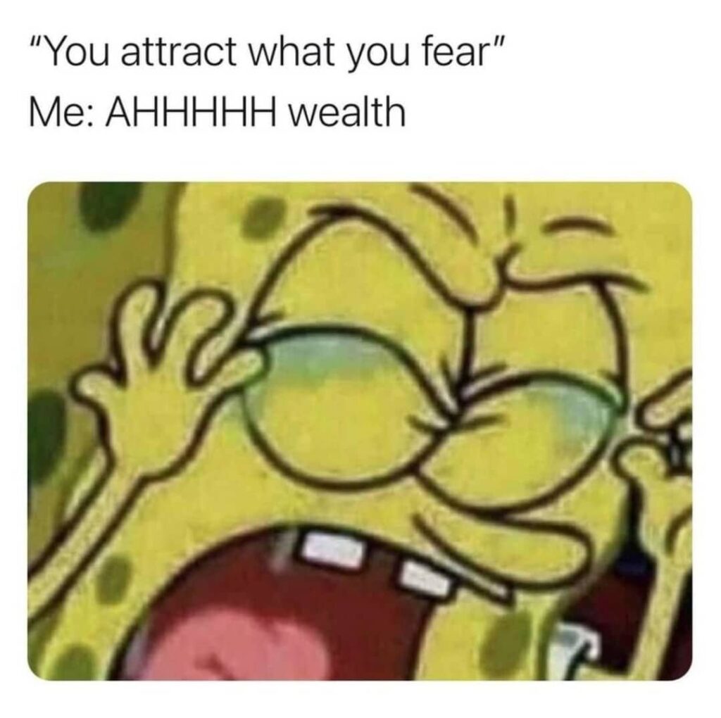 law of attraction meme