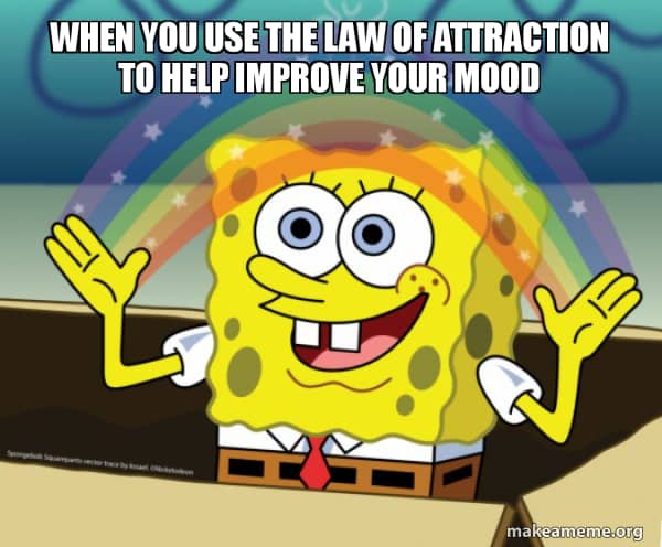 law of attraction meme