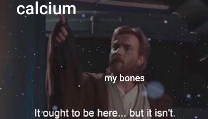 calcium bone strength meme