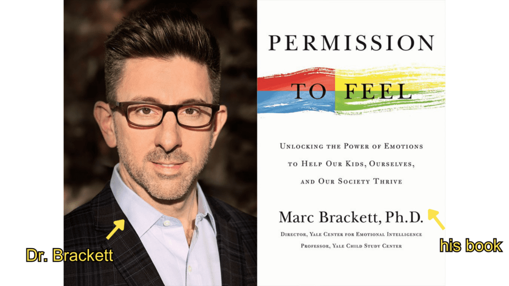 dr marc brackett and his book permission to feel which is about how to improve your emotional intelligence