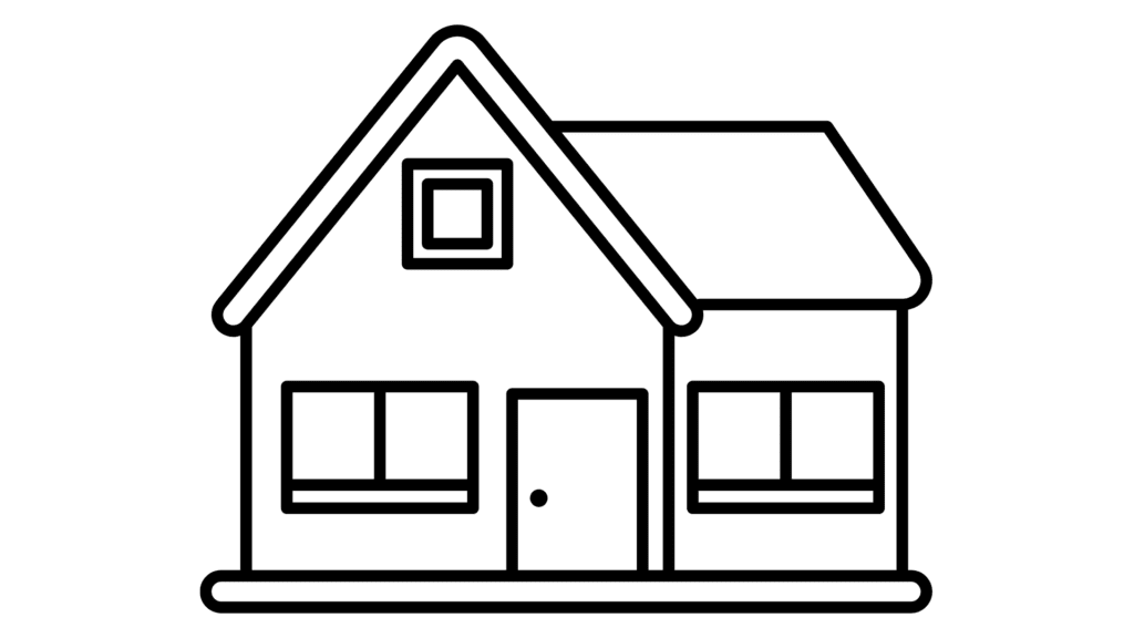 drawing of house