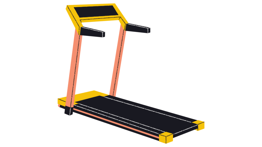 cartoon treadmill