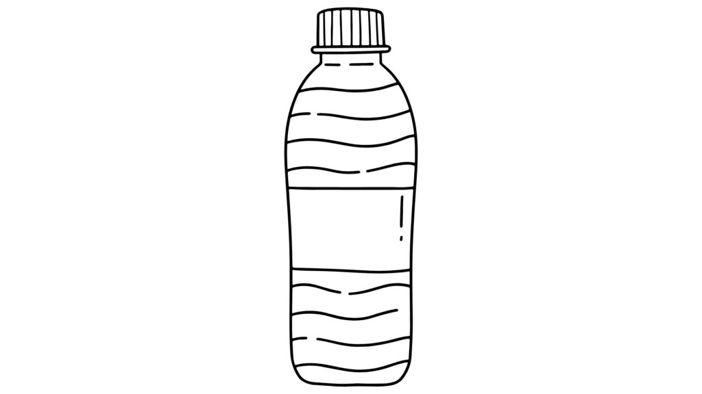 bottle of mineral water