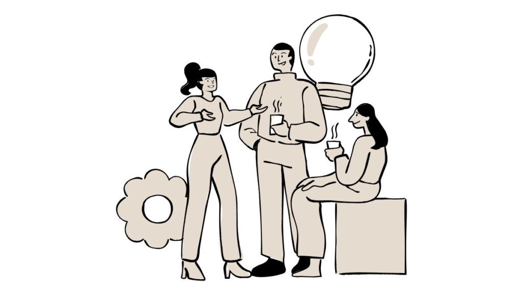 the peoples discussing