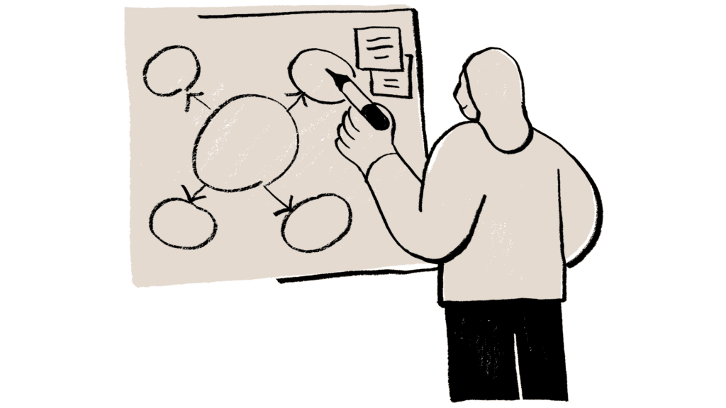 person working on project