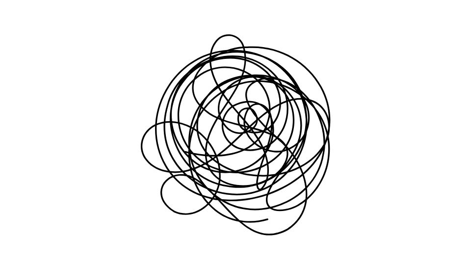 cartoon line illustration