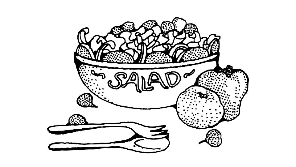 healthy food illustration