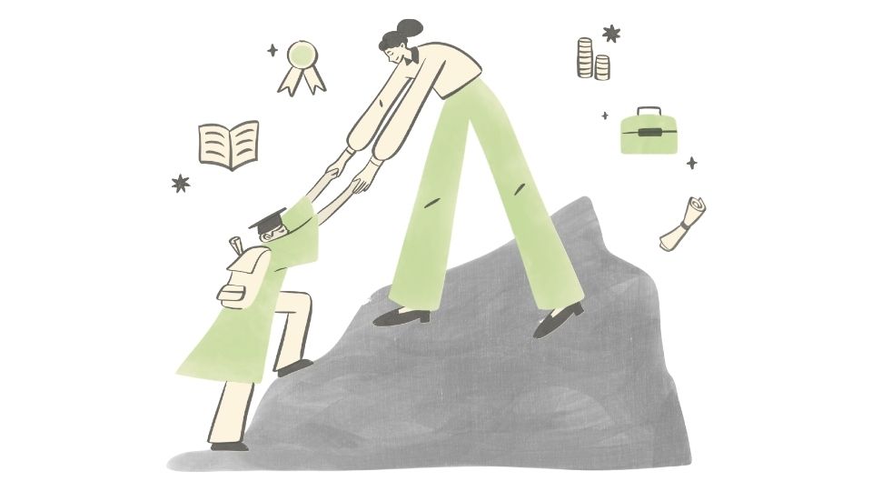 illustration fun together
