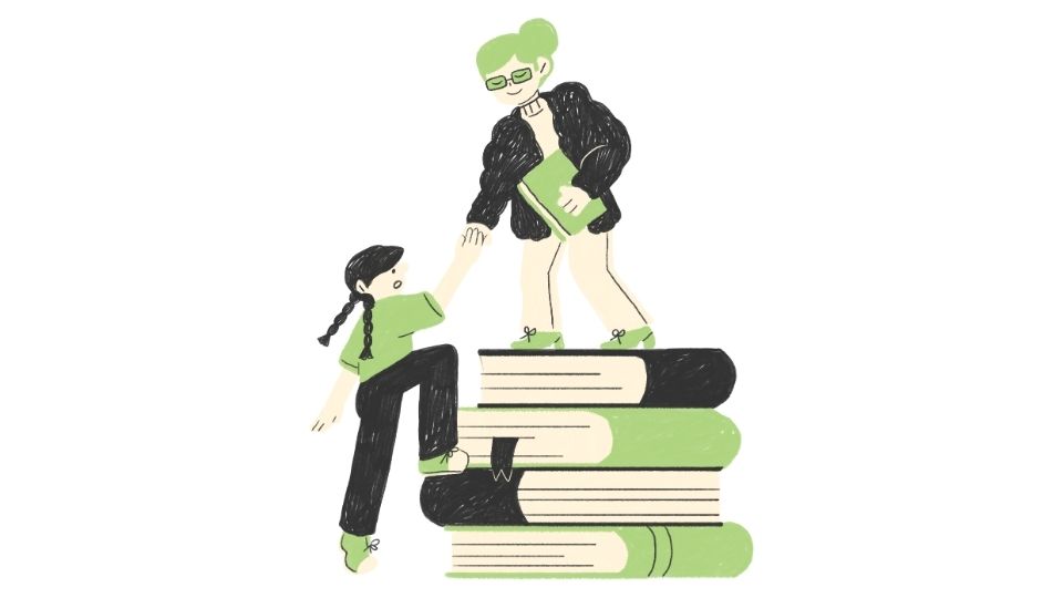 illustration fun together