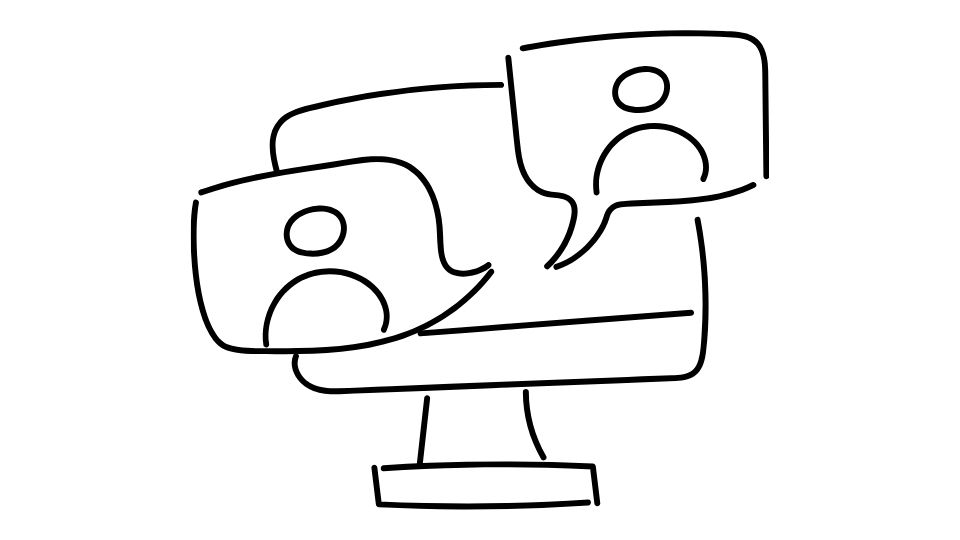 line art simples