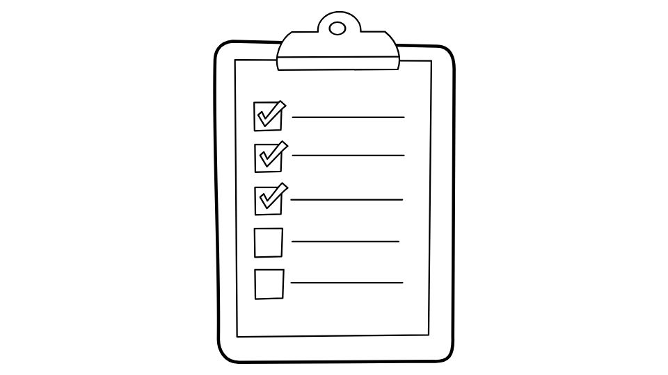 outline checklist