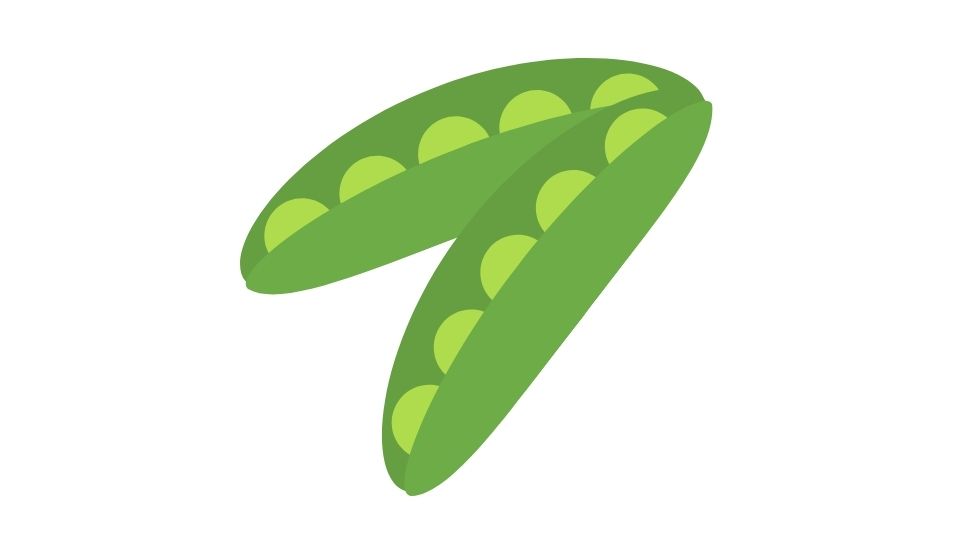 peas cartoon