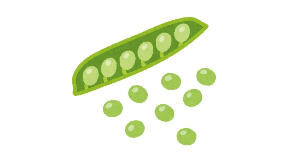 peas cartoon