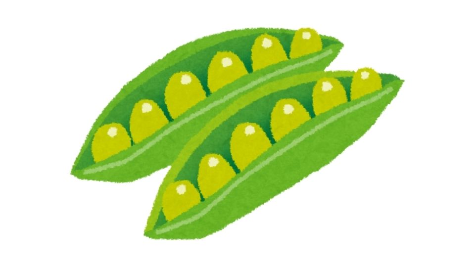 peas cartoon