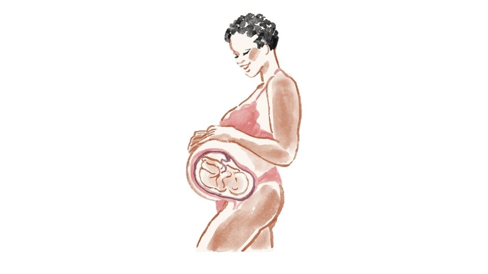pregnancy mom illustration
