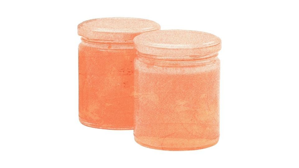 the illustration of powder
