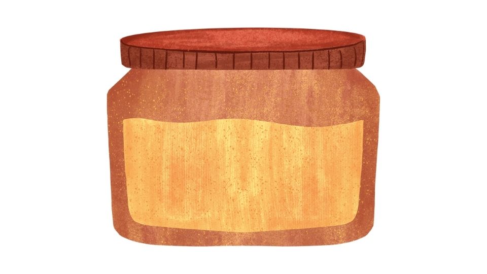 the illustration of powder