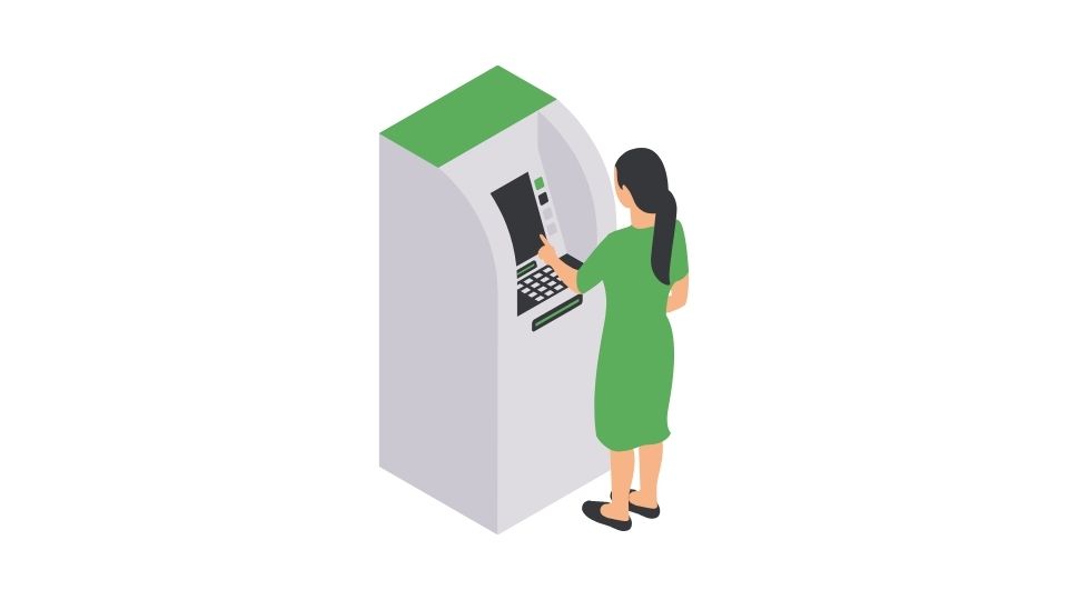 withdraw money