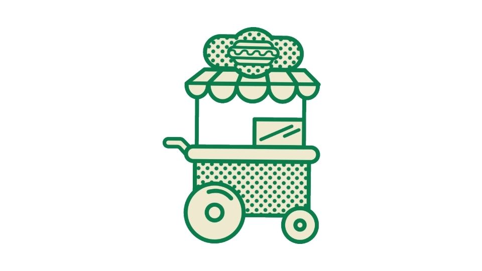 green graphic