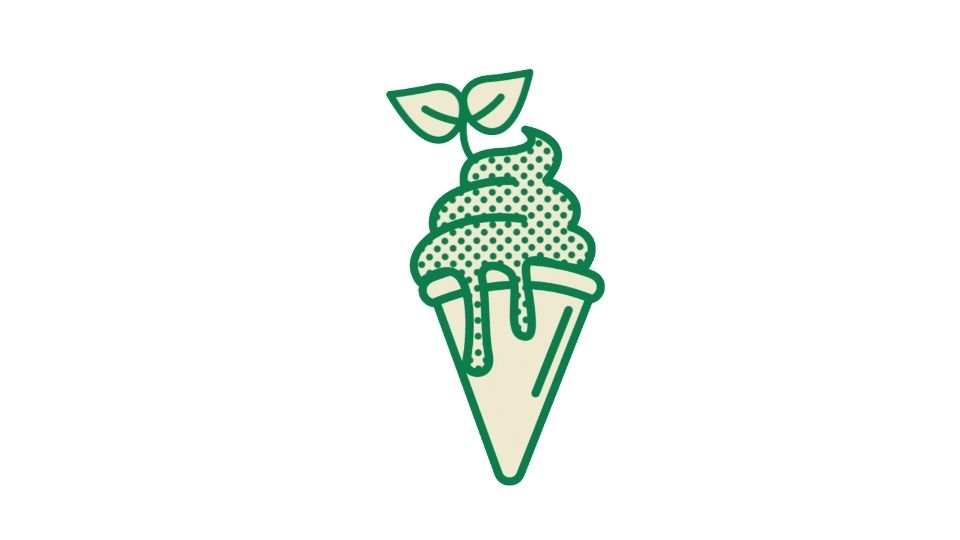 green graphic