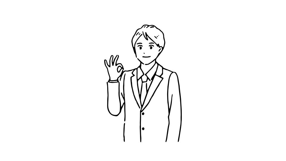young worker line art