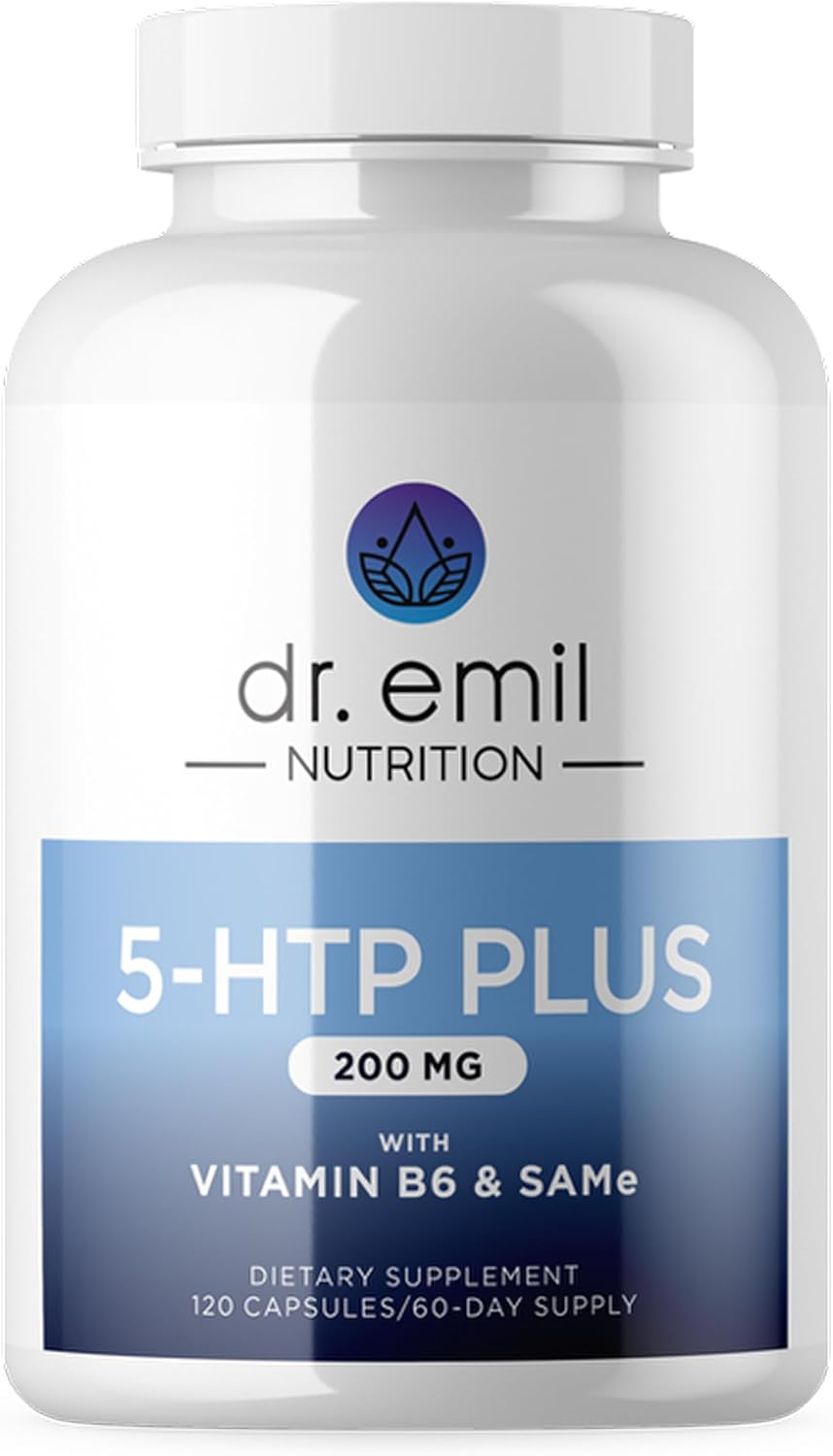 DR. EMIL NUTRITION 200 MG 5-HTP Plus with SAM-e for Mood, Stress, and Sleep