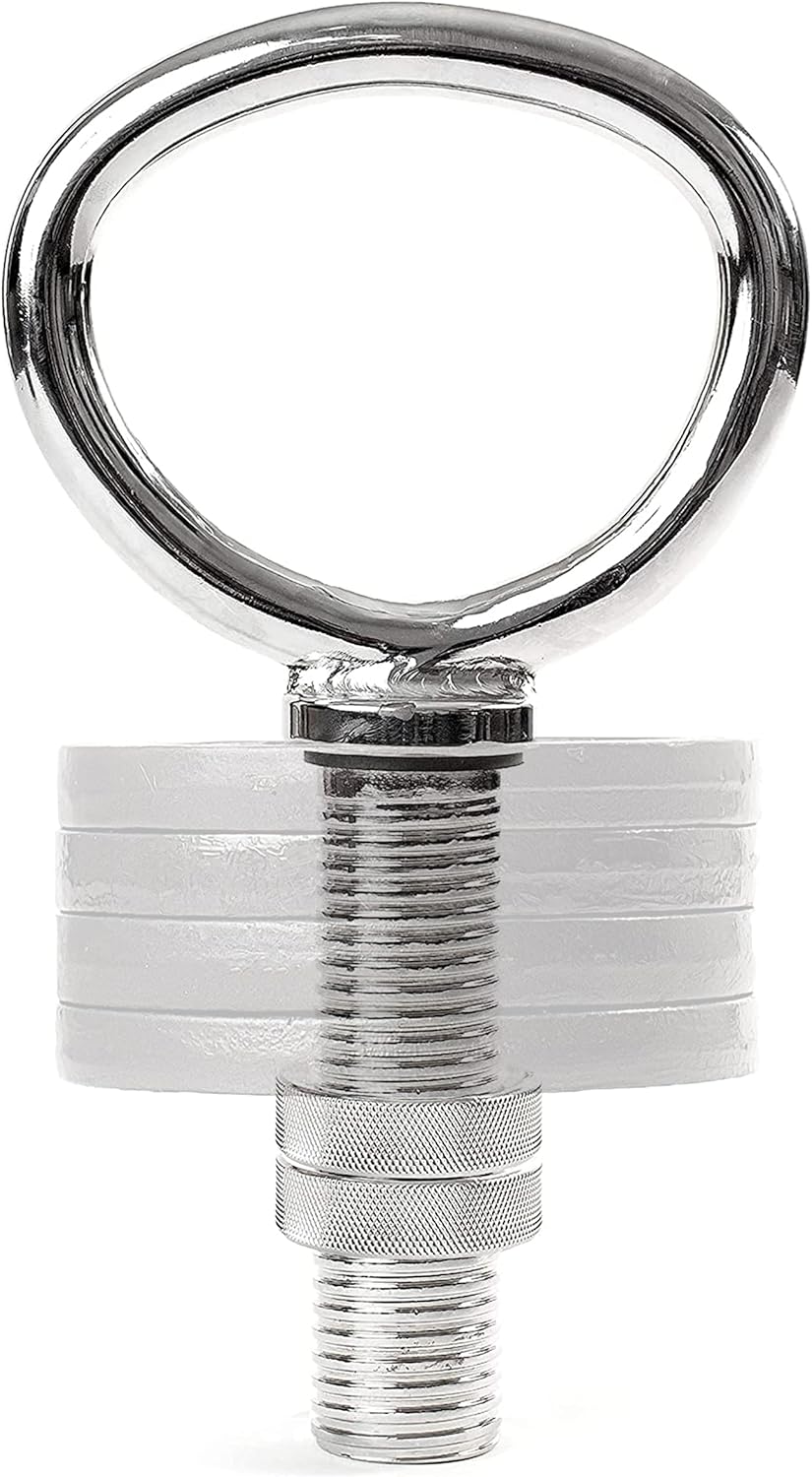 NewMe Fitness Adjustable Kettlebell Handle for Strength Training Kettlebell Set for Weight Plates, Home or Gym Workout