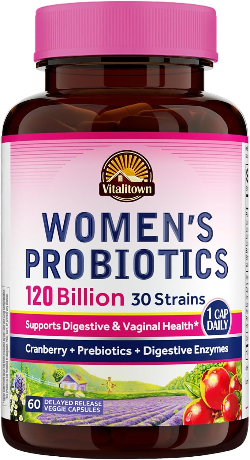 Vitalitown Probiotics for Women 120 Billion CFUs