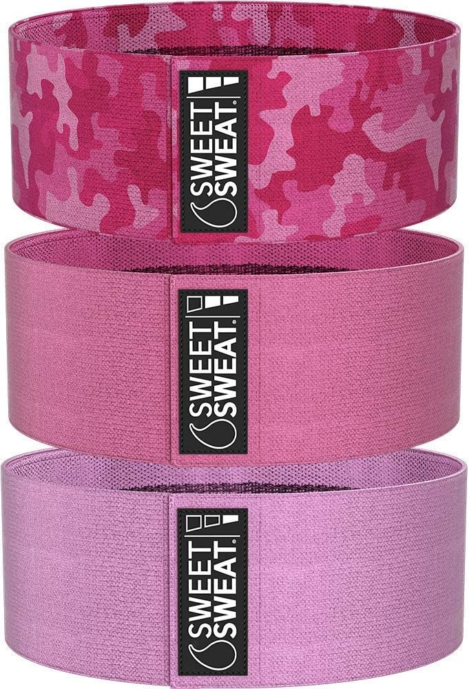 Sweet Sweat Hip Bands with 3 Levels of Resistance