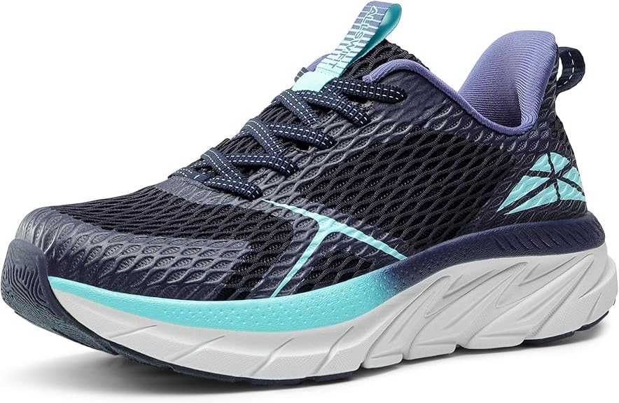 ALLSWIFIT Women's Walking Shoes Comfortable ActiveEase Running Tennis Athletic Gym Workout Cross Training Sneakers,Size 9,Apricot,SARR009W