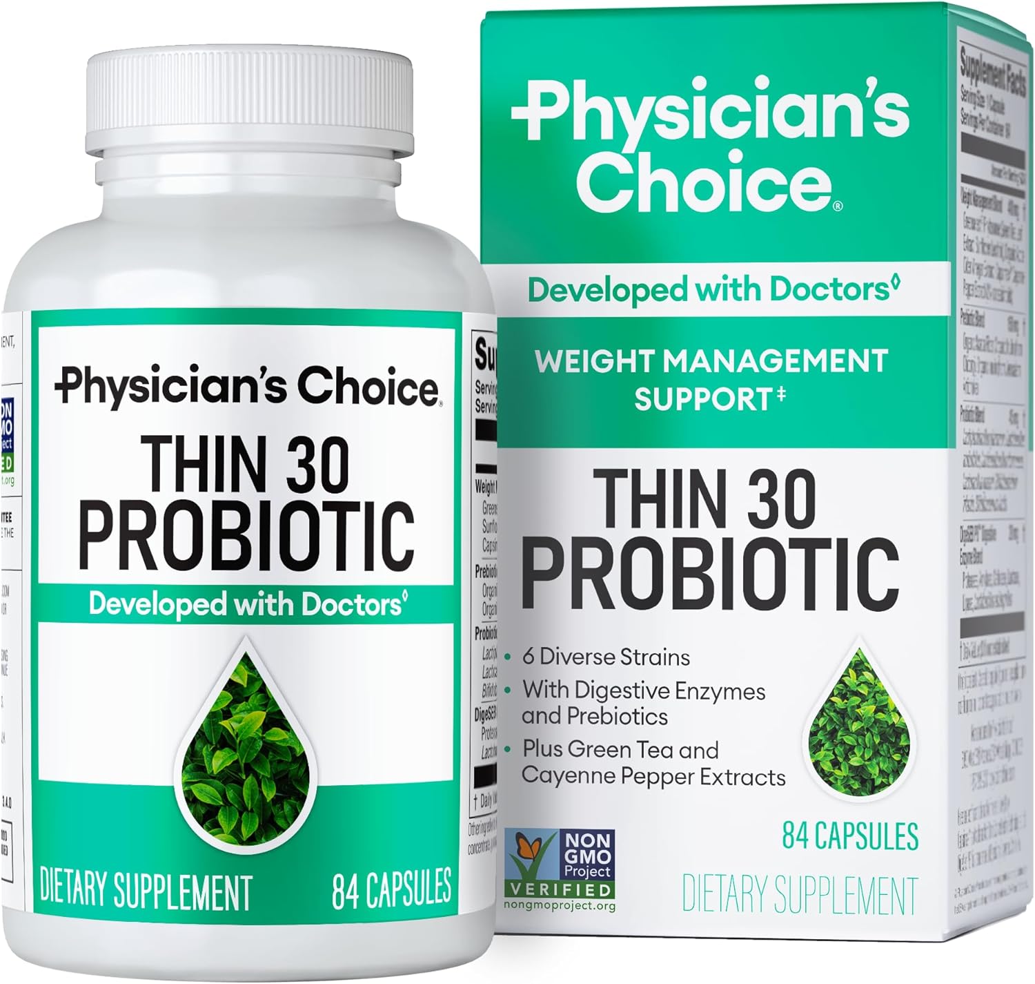 Physician's CHOICE Probiotics for Weight Management & Bloating