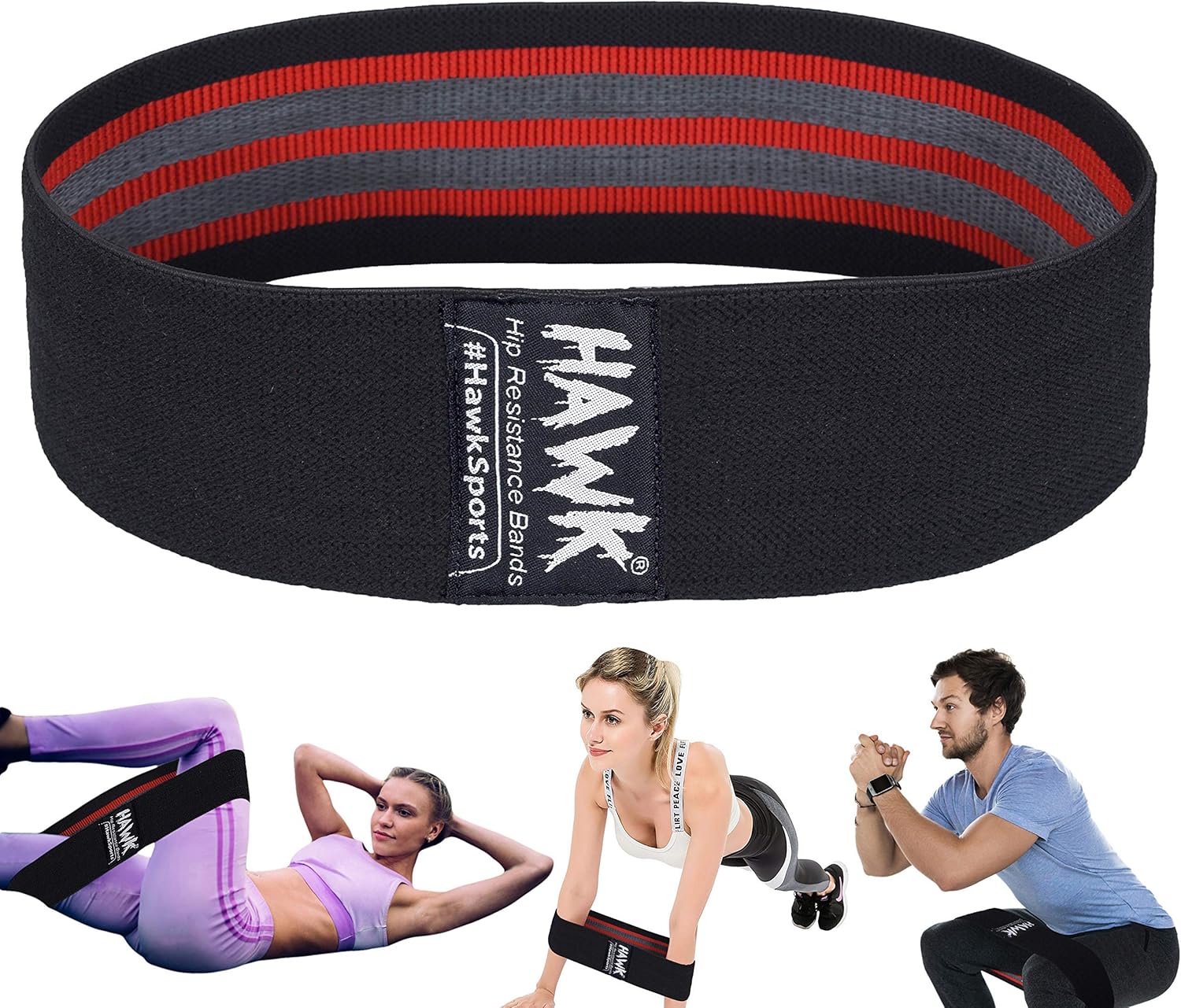 Click to see full view
Resistance Bands for Women & Men Fabric Exercise Bands