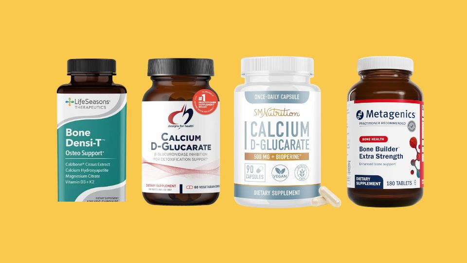 LifeSeasons Bone Densi-T - Osteo & Calcium Support, Designs for Health Calcium D-Glucarate, Calcium D-Glucarate | 500MG | CDG for Liver Detox and Cleanse, Metagenics Bone Builder Extra Strength