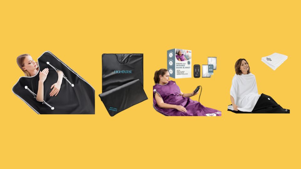 Infrared Sauna Blanket-Sauna Blanket for Home Use, Portable Design for Relaxation and Detoxification Highest 176℉, 20-60 Minutes Timer, 6 ft x 2.65 ft（Black), HigherDOSE Infrared Sauna Blanket - Personal Sauna to Relax & Detox Your Body and Mind - Portable Sauna Blanket for Home Sauna Therapy - Plush Thermal Blanket with Far Infrared Heat, Lifepro BioRemedy Infrared Sauna Blanket - Portable Far Infrared Home Sauna for Detox, Tension and Relaxation - Adjustable Temperature (113-176°F) - Includes Carry Bag & Detox Wraps, Sauna Towels for Infrared Sauna Blanket -Reusable & Machine-Washable Sauna Towel Insert for Blanket (Cotton)-White