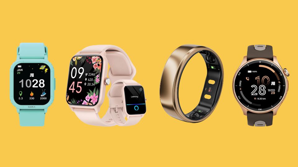 Cubitt Jr. Smartwatch Fitness Tracker for Kids and Teens with Games, Step Counter, Sleep Monitor, Heart Rate Monitor, Calculator, Activity Tracking, 1.75" AMOLED Touchscreen, Waterproof – Arctic Blue, Fitpolo Smart Watch for Women Android & iPhone, Alexa Built-in [1.8" HD Screen] IP68 Waterproof Fitness Watch with Bluetooth Call (Answer/Make), Heart Rate/Sleep/SpO2 Monitor, 105 Sports Trackers, RingConn Gen 2 Air, Ultra-Thin AI Smart Ring, 10-Day Battery Life, Fitness/Sleep/Stress/HR Tracker for Women&Men, No App Fee for Standard Features, iOS & Android Compatible (Size 12, Dune Gold), Cubitt Aura Pro Smartwatch/Fitness Tracker with 1.43" Touch AMOLED Screen, Bluetooth Call, Built in GPS, 60+ Sports, Blood Oxygen, Heart Rate, Stress/Sleep Monitor, Waterproof, Step Counter, Compass